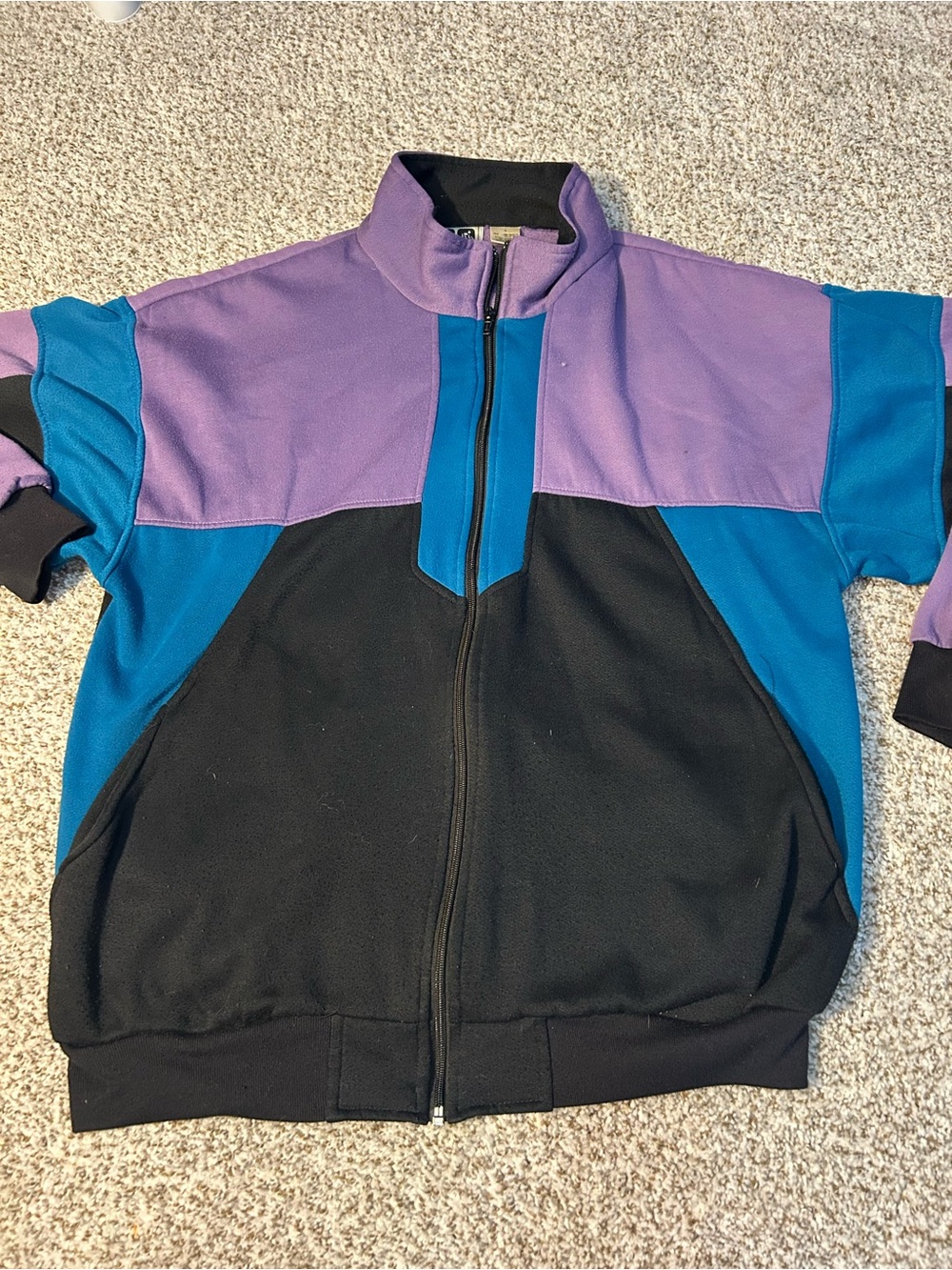 Active Wear Vintage Zip Up Sweatshirt Jacket Unisex